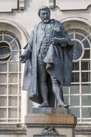 A statue of Judge Gwilym Williams
