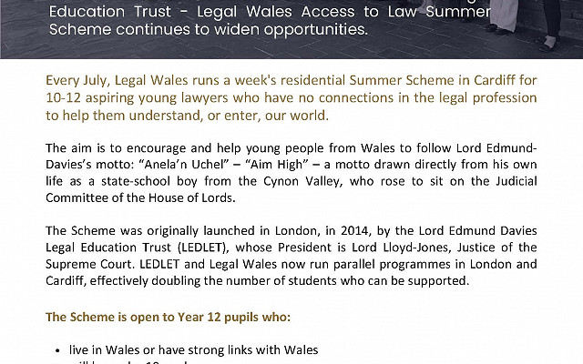 Summer Scheme Update 1